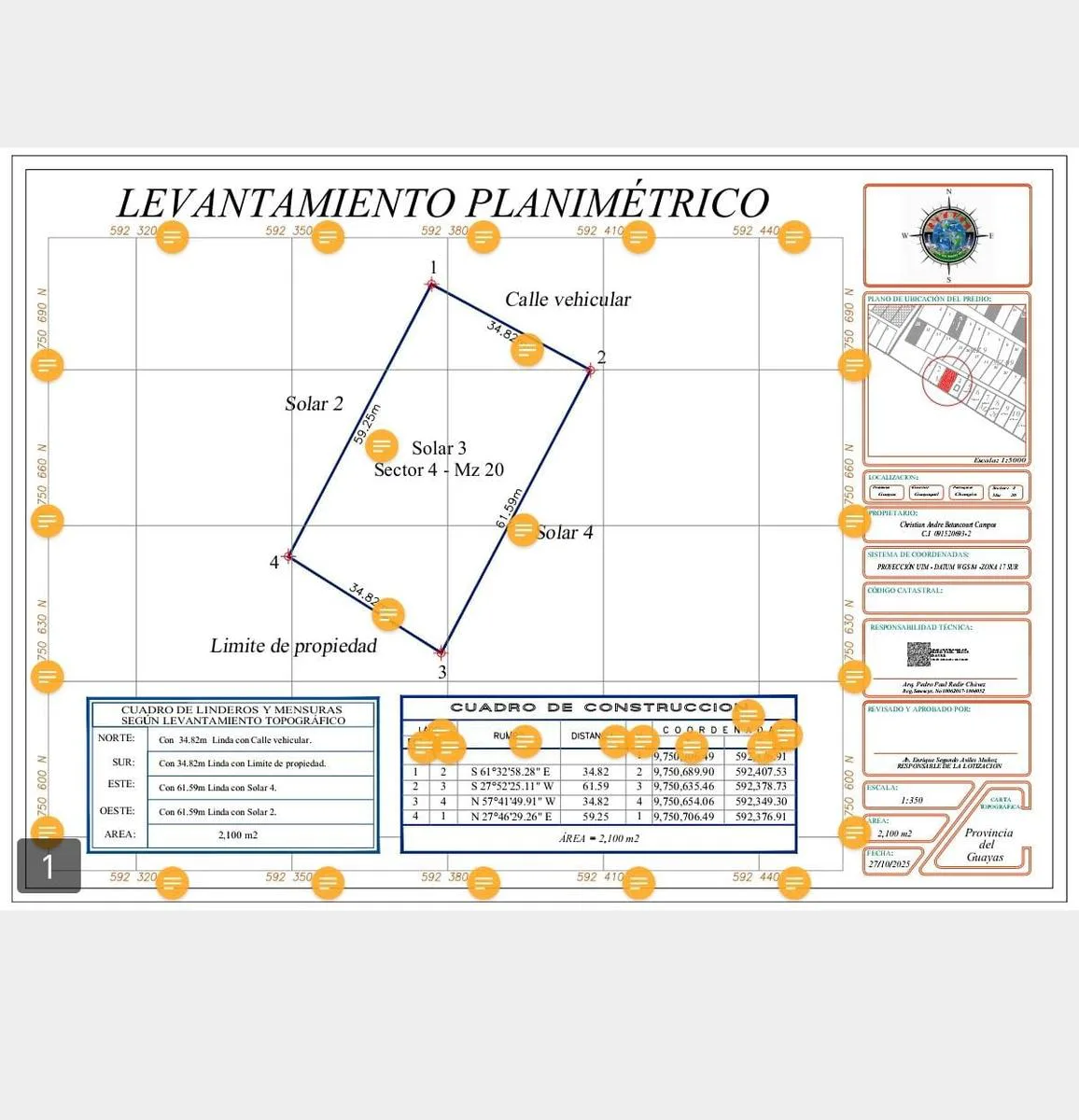 Terreno en Venta, Lotización Brisas Del Rio, Via a la costa ChrS