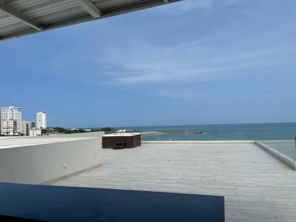 Venta departamento 3D vista al mar Punta Blanca entrada 1, Ruta del Spondylus VanRo